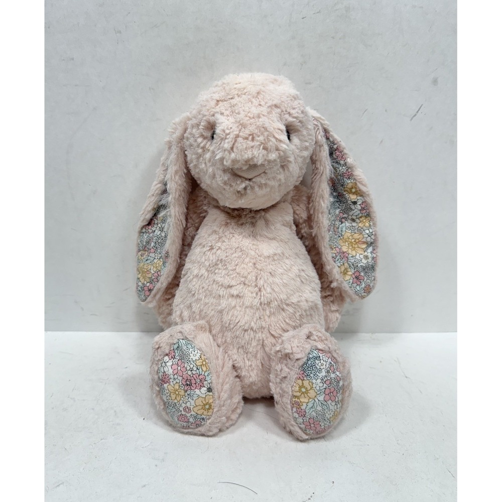 Jellycat Medium Blossom Blush Bunny Retired Authentic Plush Stuffed Animal - Picture 1 of 6